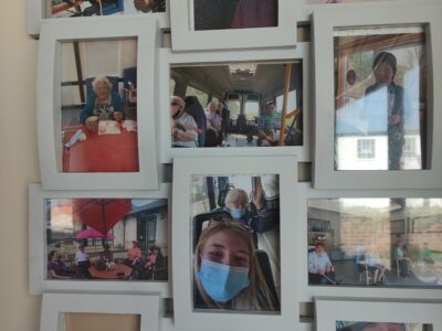Montage of photographs of Acredale attendees, staff and volunteers